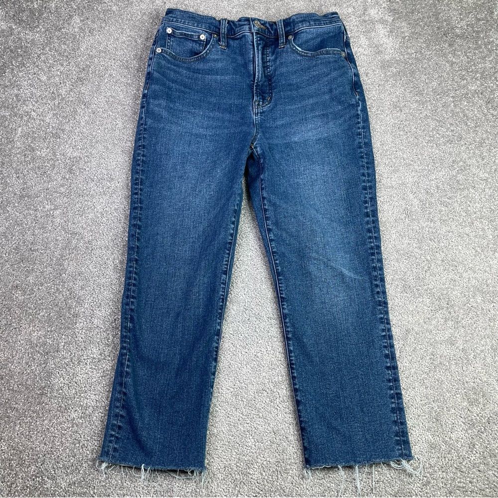 Madewell The Perfect Vintage Jeans Women’s 28 Blue Slim Straight High Rise